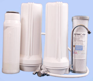 Twin Benchtop Healthy Choice, 10 inch Fluoride and KX Pb1