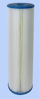 20 inch X 4.5 inch Big Polypleated Filter Cartridge-20 Micron
